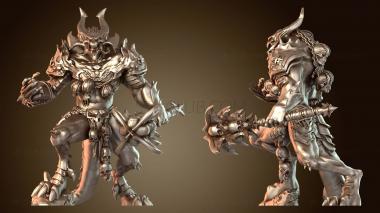 3D модель Перчатка с булавой чемпиона демонов войны (STL)