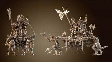 3D модель Трон Демонов Войны Осквернён (STL)