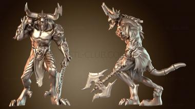 3D модель Воин Трона Демонов Войны (STL)