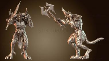 3D модель Демоны Войны Трон Воин Падший (STL)