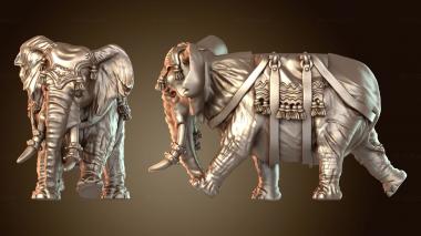 3D модель Боевой слон бронированный (STL)