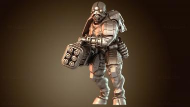 3D модель Варгам Броненосец (STL)