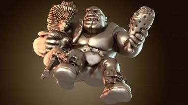 3D модель Warhammer Ogro Bruja (STL)