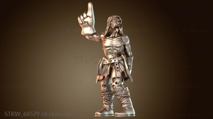 Military Warhammer Zombie Mano