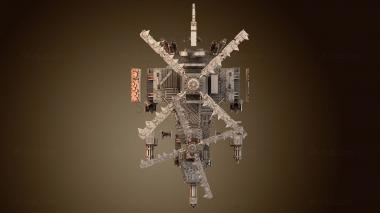 3D модель Варкопта Лом Боевая Копта Взрыв (STL)