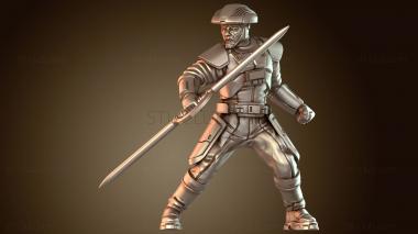 3D модель Чернокнижник-охотник Джуро (STL)