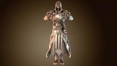 3D модель Персонаж игрока-чернокнижника Магический (STL)