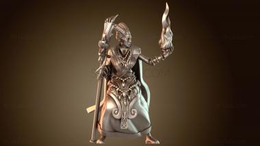 3D модель Чернокнижник-тифлинг-посоховик (STL)