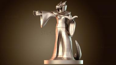 3D модель Чернокнижники Драконорожденный Чернокнижник (STL)