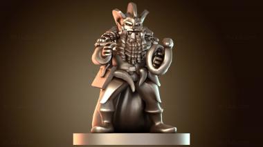 3D модель Чернокнижники Гном Чернокнижник (STL)