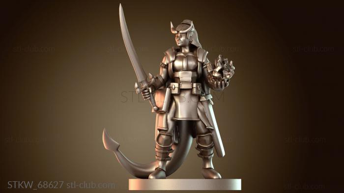 Чернокнижники-тифлинги-женщины-колдуньи