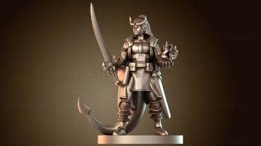 3D модель Чернокнижники-тифлинги-женщины-колдуньи (STL)