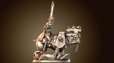 3D модель Воитель Клинки Могучие Череполомы (STL)