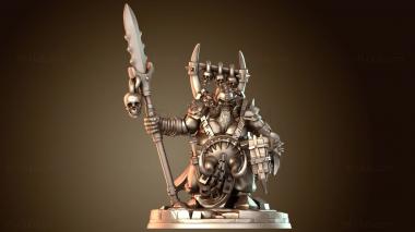 3D модель Воитель Огор Пасть Племени Тиран (STL)