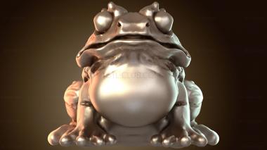 3D модель Маунт-лягушка-гном Варп (STL)