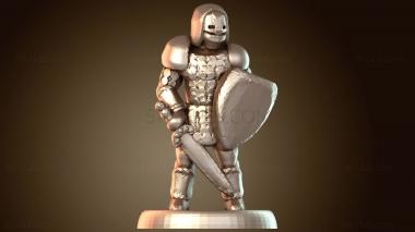 3D модель Воин Рыцарь (STL)
