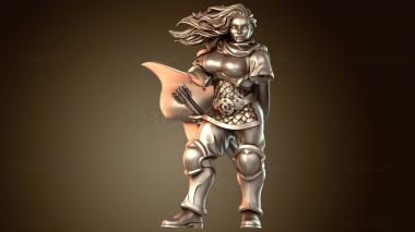 3D модель Воин Военачальник (STL)