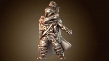 3D модель Атака воина (STL)