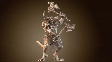 3D модель Тяжелые топоры воина (STL)