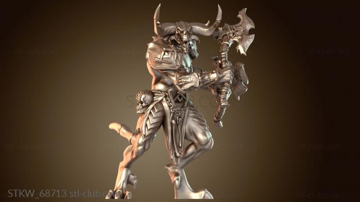 Воин Топоры Свирепый