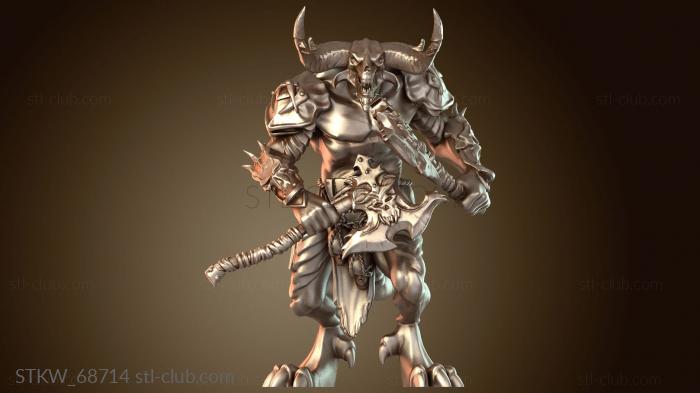 Закаленные топоры воина