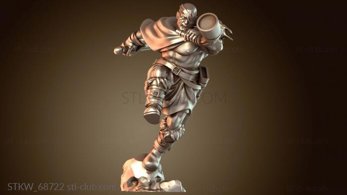 Воин Варвар Вооруженный