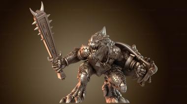 3D модель Воин Клуба Дикарей (STL)