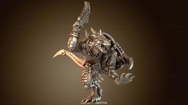 3D модель Воинский клуб Берсерк (STL)