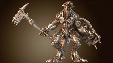 3D модель Воин Дубина Уступчивый (STL)