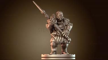 3D модель Воин Защитник (STL)