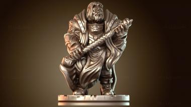 3D модель Воин Двойной Клинок (STL)