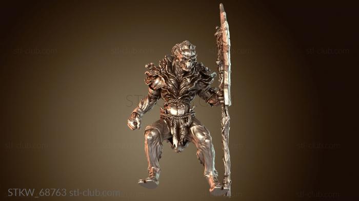 Military Воин Большой Топор