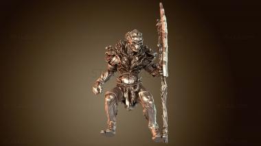 3D модель Воин Большой Топор (STL)