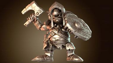 3D модель Воин-гвардеец (STL)