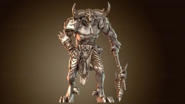 3D модель Воин Алебарда (STL)