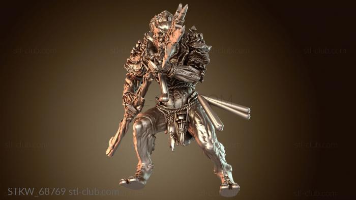 Military Воин Алебарда Элита