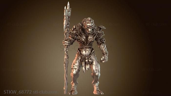 Military Воин Алебарда Броненосец