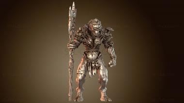 3D модель Воин Алебарда Броненосец (STL)