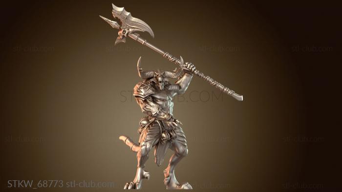 Military Воин Хранитель Алебарды