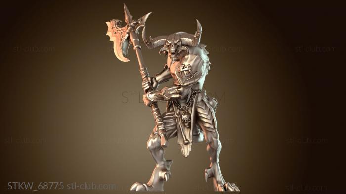 Military Воин Алебарда Ксенит