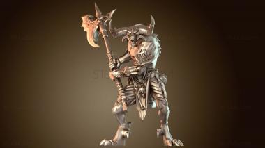 3D модель Воин Алебарда Ксенит (STL)