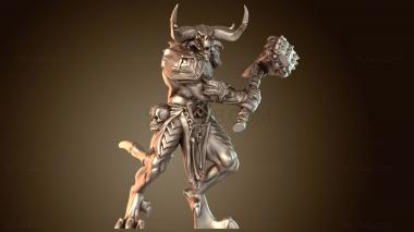 3D модель Воин Молот Страж (STL)