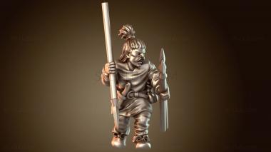 3D модель Воин Копьеносец Застрельщик (STL)