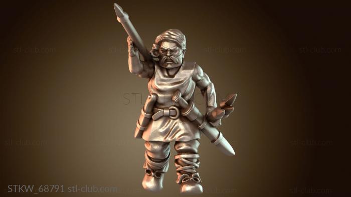 Military Воин Копьеносец