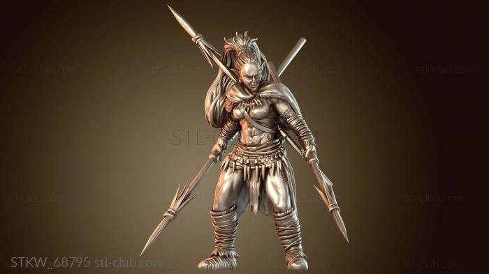 Military Воин Копьеносец Стрелок