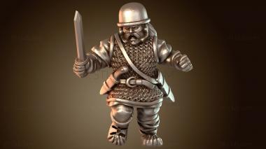 3D модель Воин-лидер (STL)