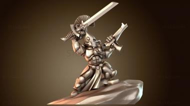 3D модель Иллюстрация Воина-Лидера (STL)