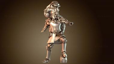 3D модель Воин-лидер Свордбаннер (STL)