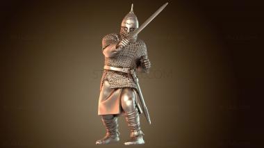 3D модель Воин Львиное Сердце (STL)