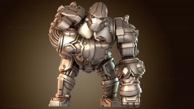 3D модель Воин морской пехотинец (STL)